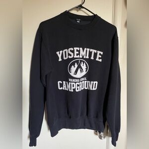 John Galt Yosemite Campground Black Sweater